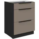 Kuchynská skrinka Aria-Ta/Bl Anti Fingerprint 60d 3s Bb