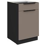Kuchynská skrinka Aria-Ta/Bl Anti Fingerprint 50d 1f 1s Bb