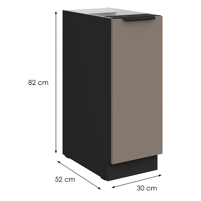 Kuchynská skrinka Aria-Ta/Bl Anti Fingerprint 30d Cargo Bb,2