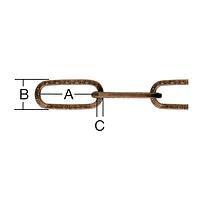 Dekoratívna Reťaz Oxidovaná – Priemer 2 mm - Tovar na Mieru