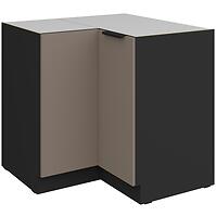 Kuchynská skrinka Aria-Ta/Bl Anti Fingerprint 90x90 Dn 2f Bb