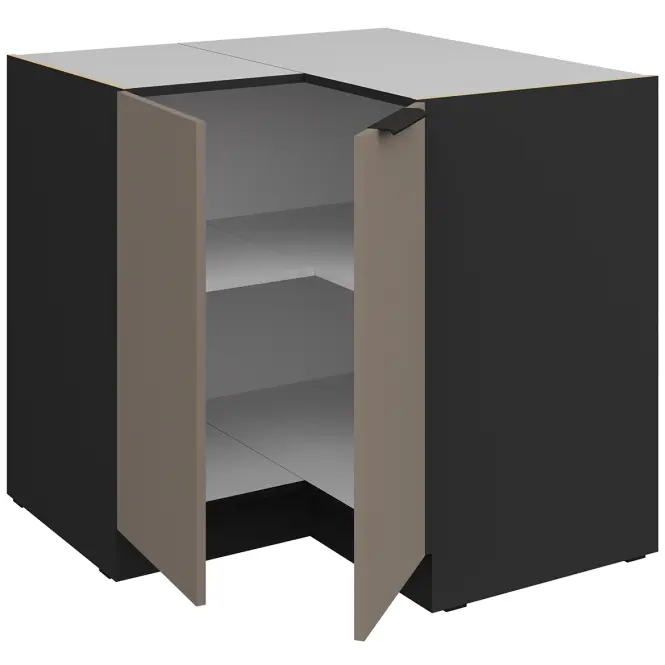 Kuchynská skrinka Aria-Ta/Bl Anti Fingerprint 90x90 Dn 2f Bb