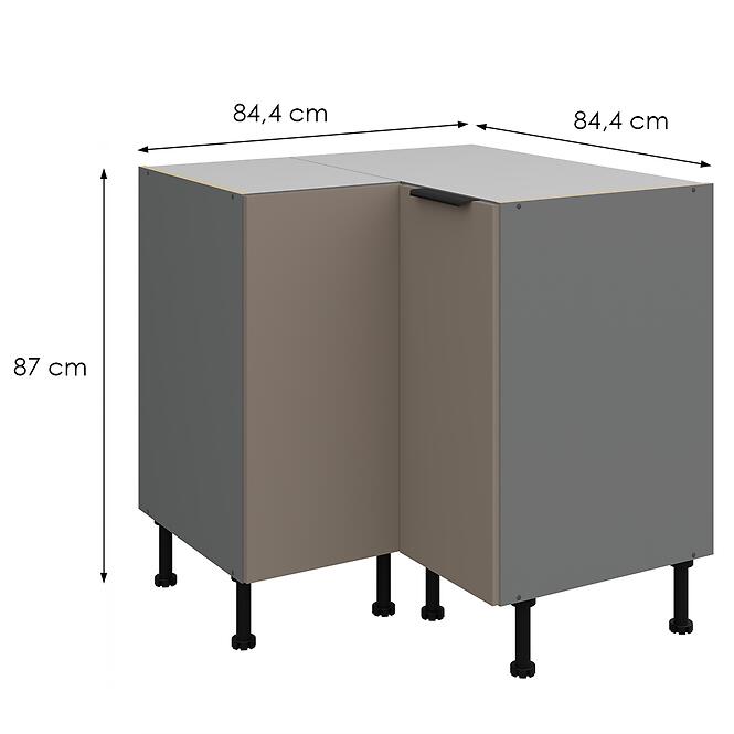 Kuchynská skrinka Aria-Ta/Ant Anti Fingerprint 90x90 Dn 2f Bb,2
