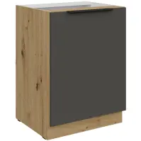 Kuchynská skrinka Aria-Gr/Ar Anti Fingerprint 60d 1f Bb