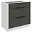 Kuchynská skrinka Aria-Gr/Wh Anti Fingerprint 80d 3s Bb