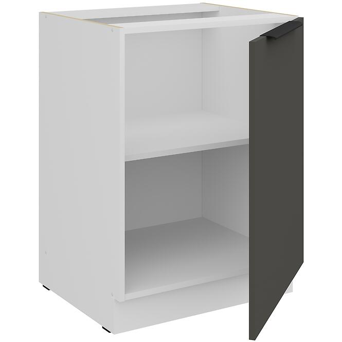 Kuchynská skrinka Aria-Gr/Wh Anti Fingerprint 60d 1f Bb