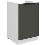 Kuchynská skrinka Aria-Gr/Wh Anti Fingerprint 50zl 1f Bb