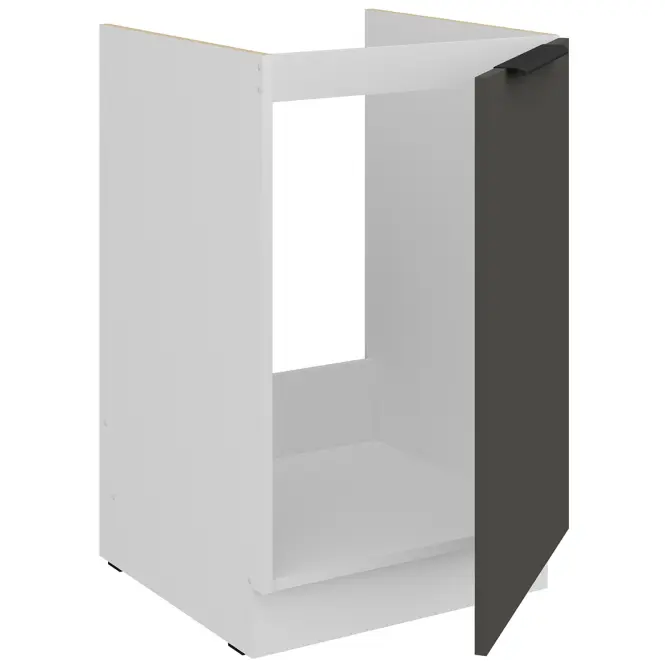 Kuchynská skrinka Aria-Gr/Wh Anti Fingerprint 50zl 1f Bb,3
