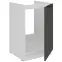 Kuchynská skrinka Aria-Gr/Wh Anti Fingerprint 50zl 1f Bb,3