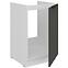 Kuchynská skrinka Aria-Gr/Wh Anti Fingerprint 50zl 1f Bb,3