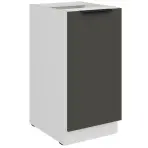 Kuchynská skrinka Aria-Gr/Wh Anti Fingerprint 40d 1f Bb
