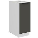 Kuchynská skrinka Aria-Gr/Wh Anti Fingerprint 30d Cargo Bb