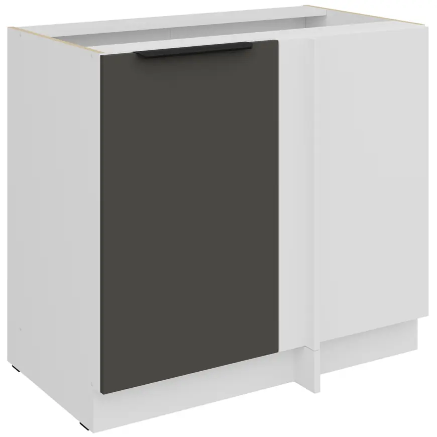 Kuchynská skrinka Aria-Gr/Wh Anti Fingerprint 105 Nd 1f Bb