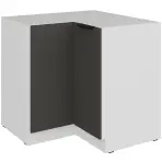 Kuchynská skrinka Aria-Gr/Wh Anti Fingerprint 90x90 Dn 2f Bb