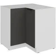Kuchynská skrinka Aria-Gr/Wh Anti Fingerprint 90x90 Dn 2f Bb