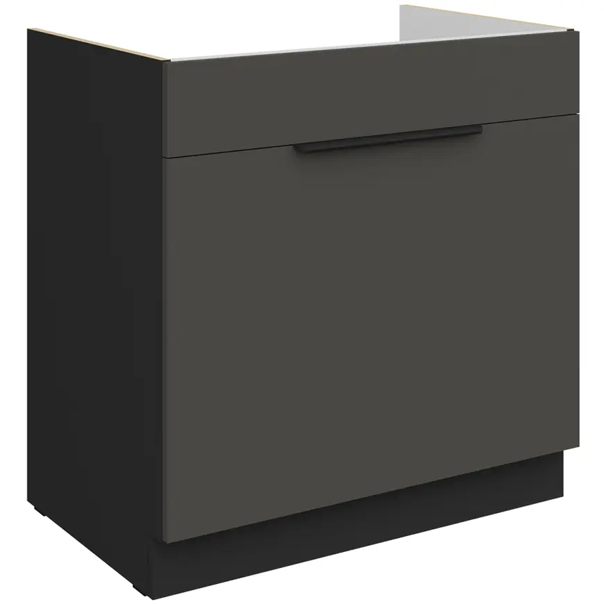 Kuchynská skrinka Aria-Gr/Bl Anti Fingerprint 80zl 1s Bb