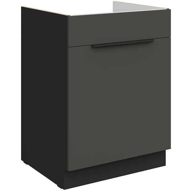 Kuchynská skrinka Aria-Gr/Bl Anti Fingerprint 60zl 1s Bb