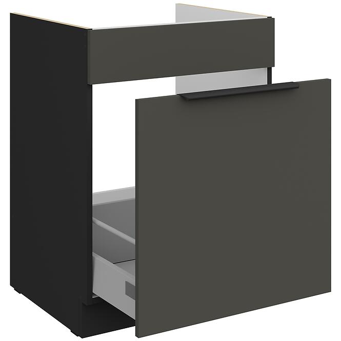 Kuchynská skrinka Aria-Gr/Bl Anti Fingerprint 60zl 1s Bb