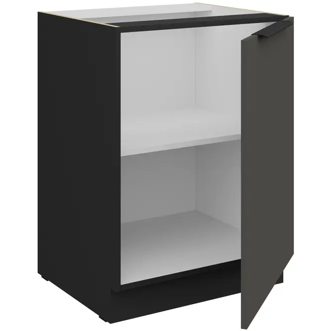 Kuchynská skrinka Aria-Gr/Bl Anti Fingerprint 60d 1f Bb