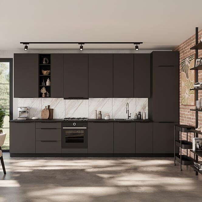 Kuchynská skrinka Aria-Gr/Bl Anti Fingerprint 60d 1f Bb,6