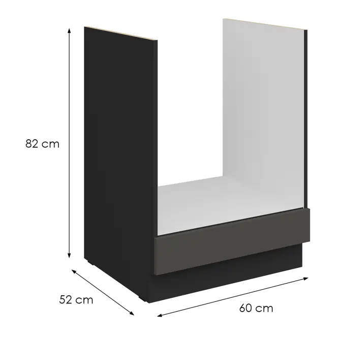 Kuchynská skrinka Aria-Gr/Bl Anti Fingerprint 60dg Bb