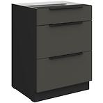 Kuchynská skrinka Aria-Gr/Bl Anti Fingerprint 60d 3s Bb