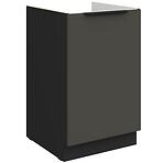 Kuchynská skrinka Aria-Gr/Bl Anti Fingerprint 50zl 1f Bb