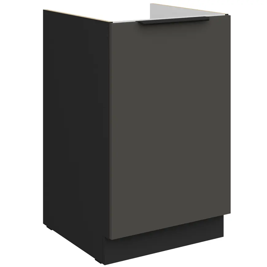 Kuchynská skrinka Aria-Gr/Bl Anti Fingerprint 50zl 1f Bb