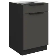Kuchynská skrinka Aria-Gr/Bl Anti Fingerprint 50d 1f 1s Bb
