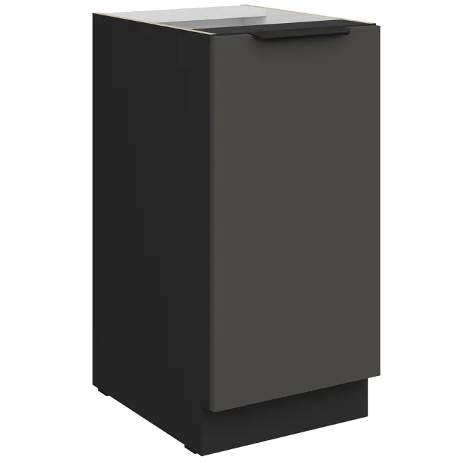 Kuchynská skrinka Aria-Gr/Bl Anti Fingerprint 40d 1f Bb