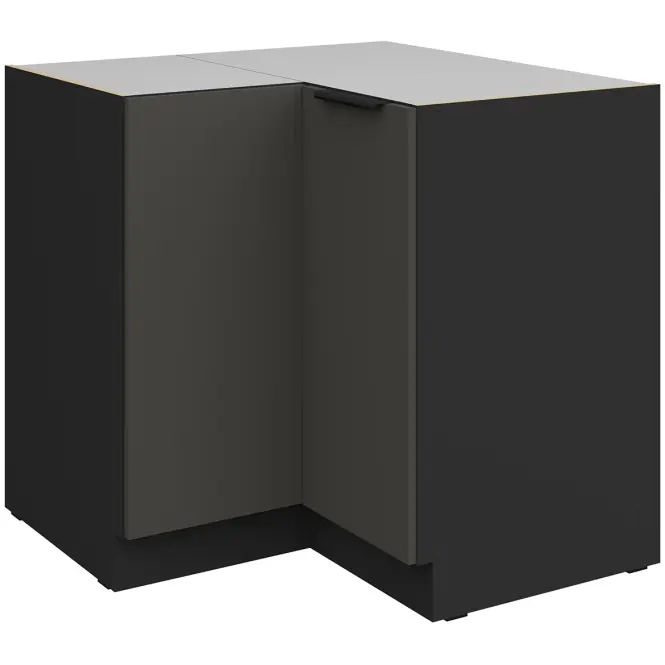 Kuchynská skrinka Aria-Gr/Bl Anti Fingerprint 90x90 Dn 2f Bb