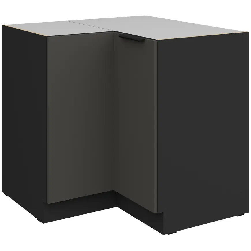 Kuchynská skrinka Aria-Gr/Bl Anti Fingerprint 90x90 Dn 2f Bb