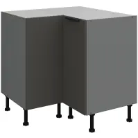 Kuchynská skrinka Aria-Gr/Ant Anti Fingerprint 90x90 Dn 2f Bb