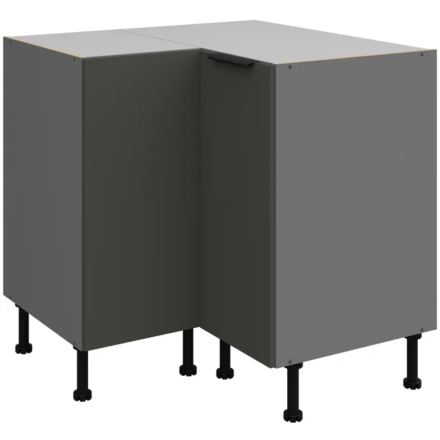 Kuchynská skrinka Aria-Gr/Ant Anti Fingerprint 90x90 Dn 2f Bb