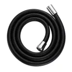 Sprchová hadica silikónová Fit Black 150 cm čierna