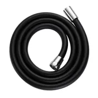Sprchová hadica silikónová Fit Black 150 cm čierna