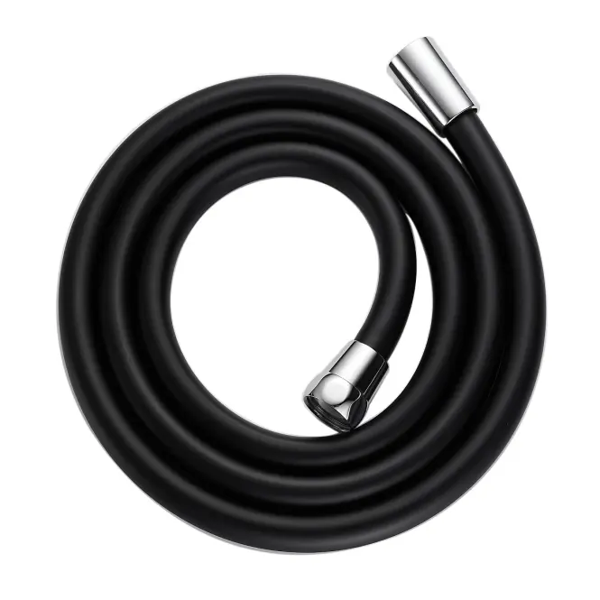 Sprchová hadica silikónová Fit Black 150 cm čierna