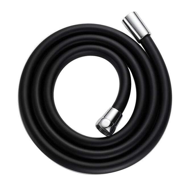 Sprchová hadica silikónová Fit Black 150 cm čierna