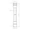 Sprchová hadica silikónová Fit White 150 cm biely,2