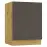 Kuchynská skrinka Cosmo Isabel D60zl P/L Mocca Grey/Dub Artisan