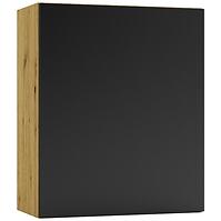 Kuchynská skrinka Cosmo Isabel W60 P/L Čierny hrášok/Dub  Artisan