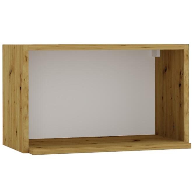 Kuchynská skrinka Cosmo Isabel Wo60 Mv Čierny hrášok/Dub  Artisan