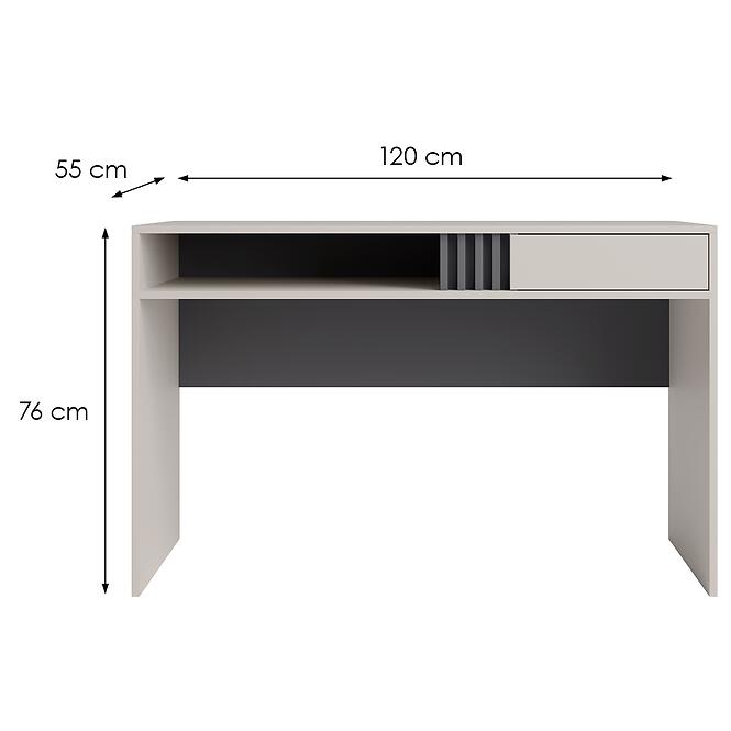 Písací stôl Almo AL9 cashmere,2