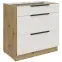 Kuchynská skrinka Aria-Wh/Ar Anti Fingerprint 80d 3s Bb