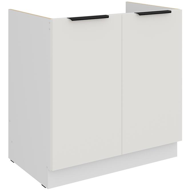 Kuchynská skrinka Aria-Wh/Wh Anti Fingerprint 80zl 2f Bb