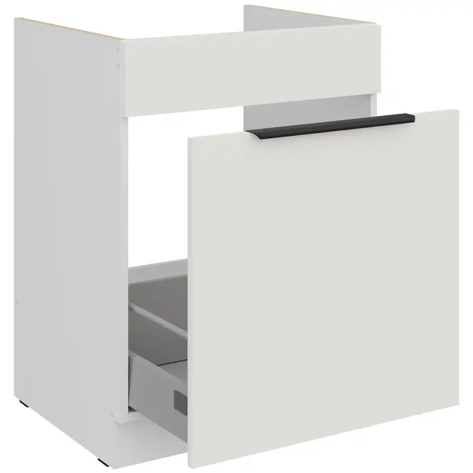 Kuchynská skrinka Aria-Wh/Wh Anti Fingerprint 60zl 1s Bb