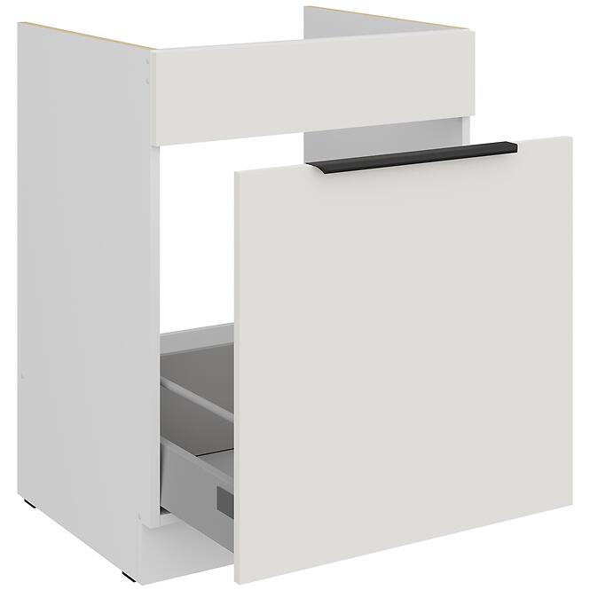 Kuchynská skrinka Aria-Wh/Wh Anti Fingerprint 60zl 1s Bb,3