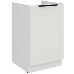 Kuchynská skrinka Aria-Wh/Wh Anti Fingerprint 50zl 1f Bb