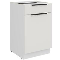 Kuchynská skrinka Aria-Wh/Wh Anti Fingerprint 50d 1f 1s Bb
