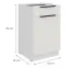 Kuchynská skrinka Aria-Wh/Wh Anti Fingerprint 50d 1f 1s Bb,2